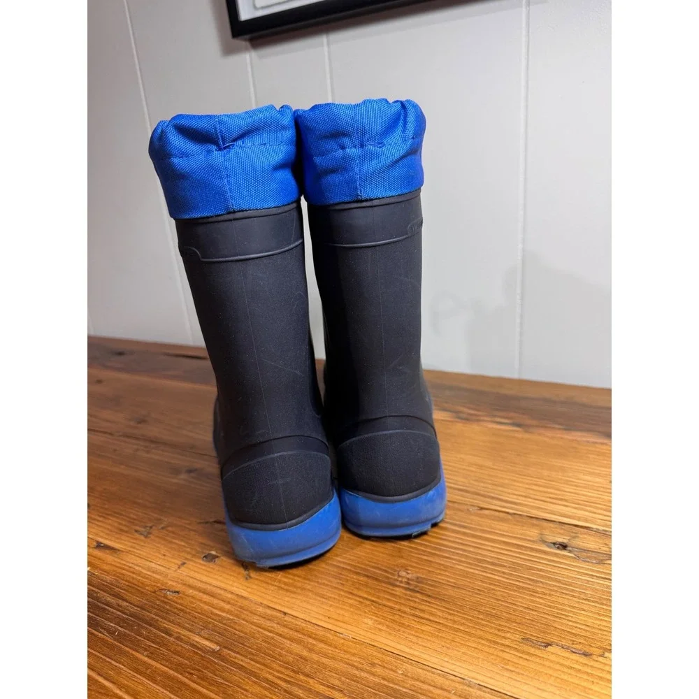 Kamik Snobuster 1 Kids Waterproof Snow Boots Size 6 Blue Gray Insulated